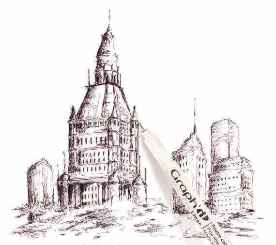 Graph’it Fine Liners tusser sort 0,5mm GI43355 - Billede 5