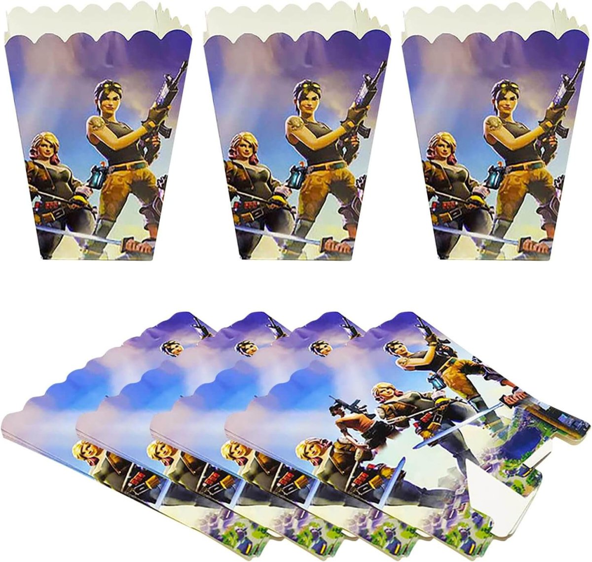 Fortnite popcorn bægre 6stk
