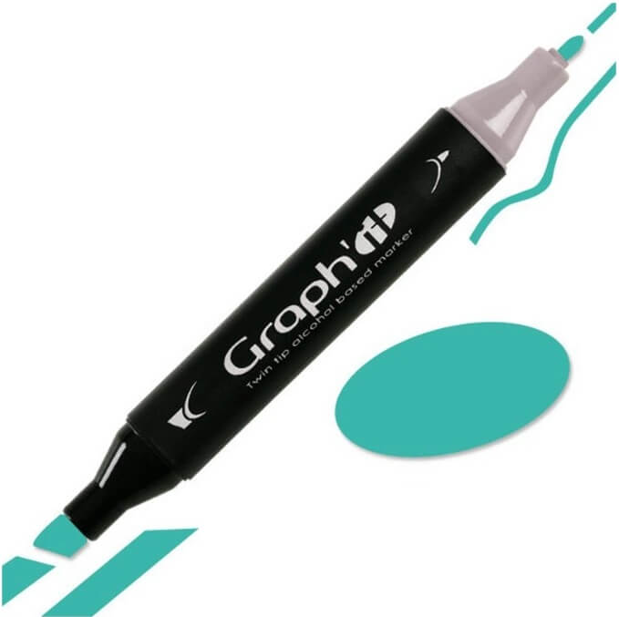 GRAPH’IT Twin Tip Marker GI07250 Mint tusser