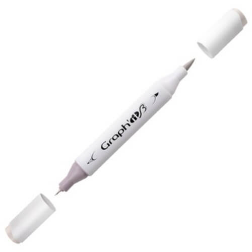 Graph’it Twin Brush Markers GI89401 Warm Grey 1 alkoholbaseret tusser - Billede 4