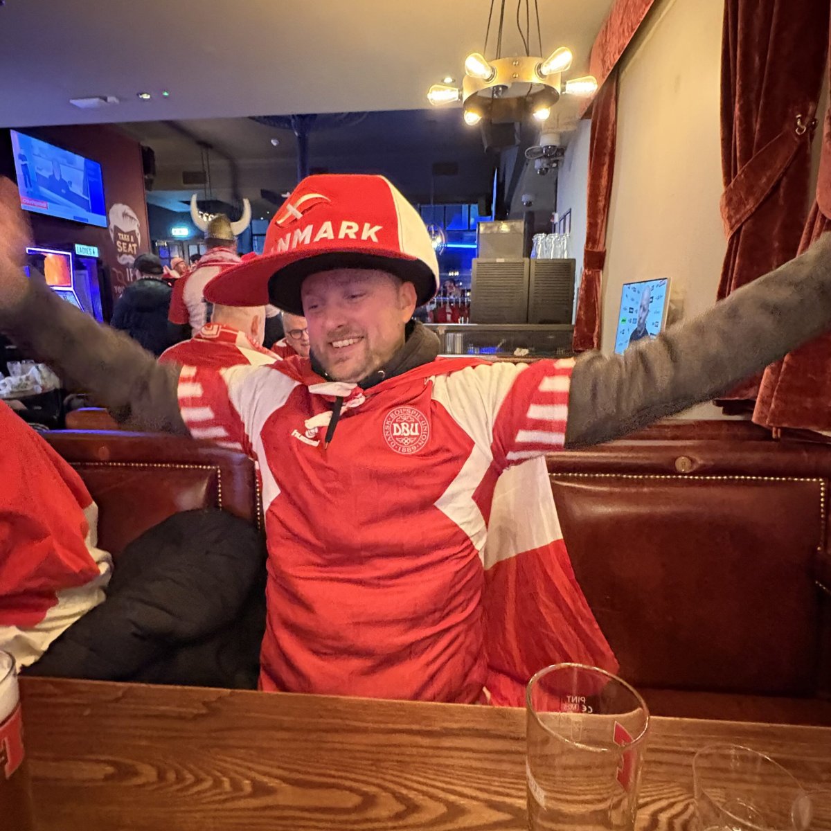 Roligan BIG BOSS CAP Danmark – Rød - Billede 3