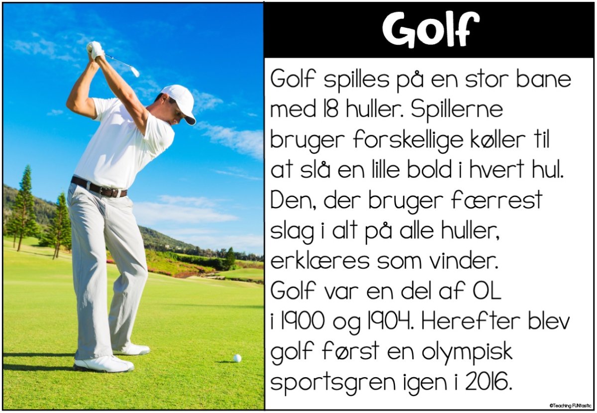 LÆSEKORT MED SPØRGSMÅL – SOMMER-OL - Billede 5