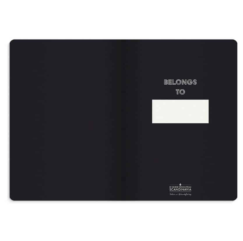 Mayland Notesbog Deluxe A5 black - Billede 5