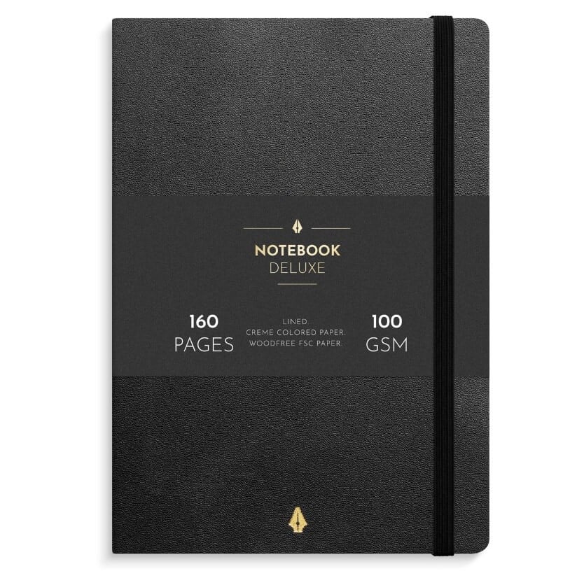 Mayland Notesbog Deluxe A5 black - Billede 2