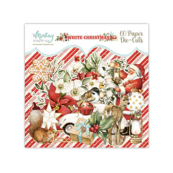 Mintay Papers Die-Cuts White Christmas 60stk - Billede 2