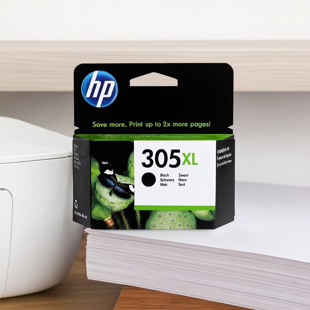 HP 305XL sort blækpatron original - Billede 3