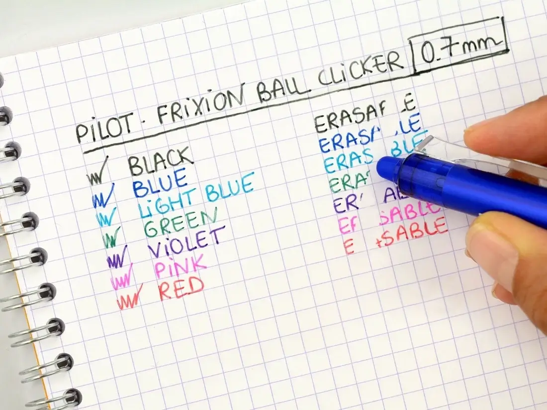 Pilot FriXion Clicker kuglepen 0,7mm rød - Billede 4