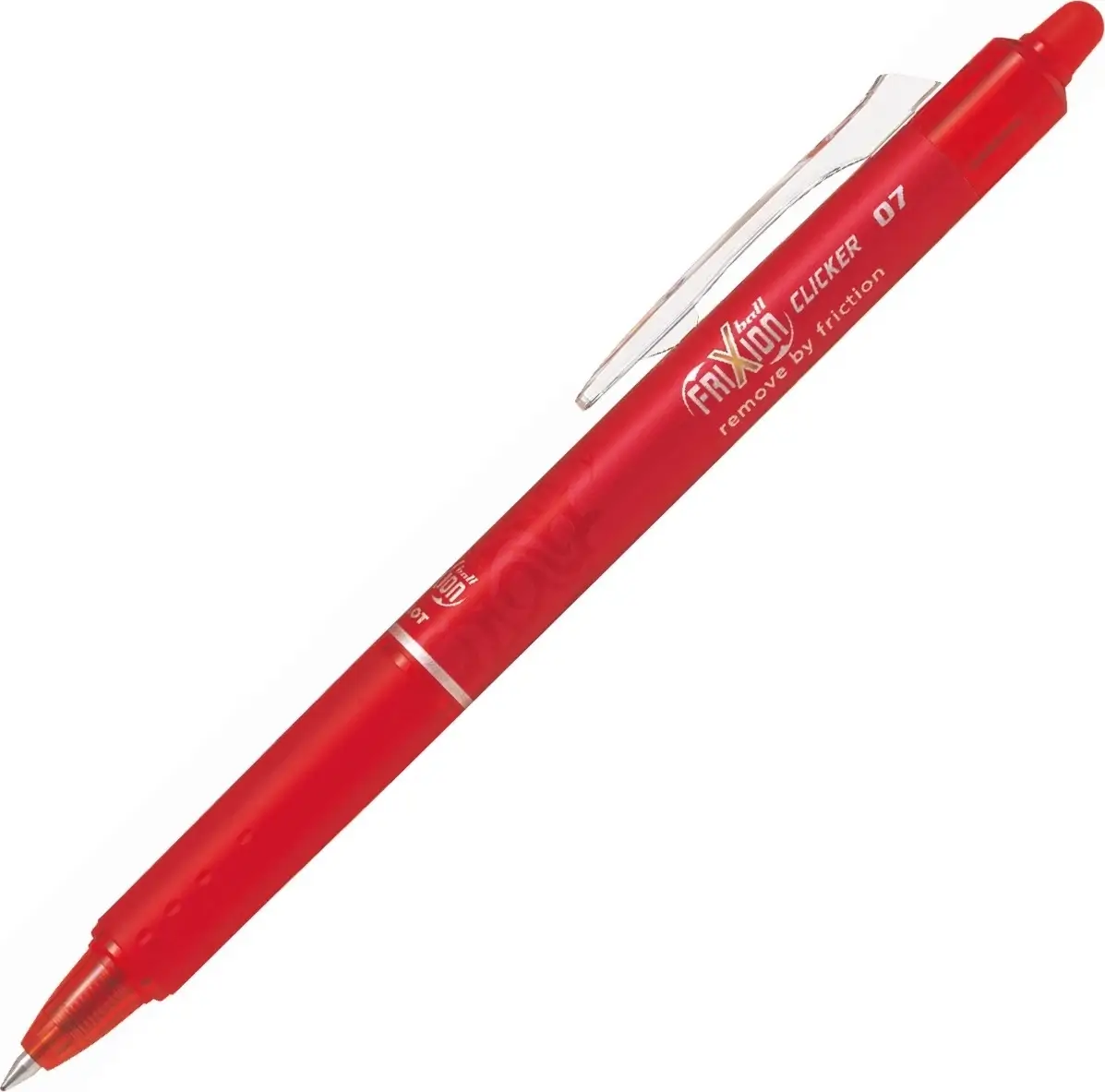 Pilot FriXion Clicker kuglepen 0,7mm rød
