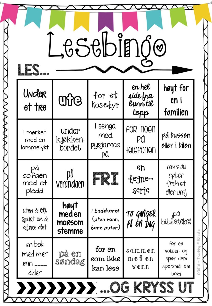 Læsebingo – redigerbar - Billede 4