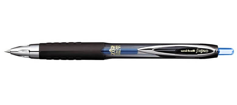 Uni-ball Signo Rollerball pen 0.7 mm Fine blå UMN-207 - Billede 5