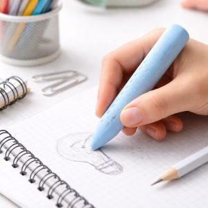 Faber-Castell Viskelæderpen Grip 2001 – Sky Blue (Lyseblå)