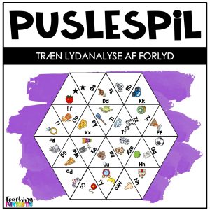 Puslespil læsning – Find forlyd