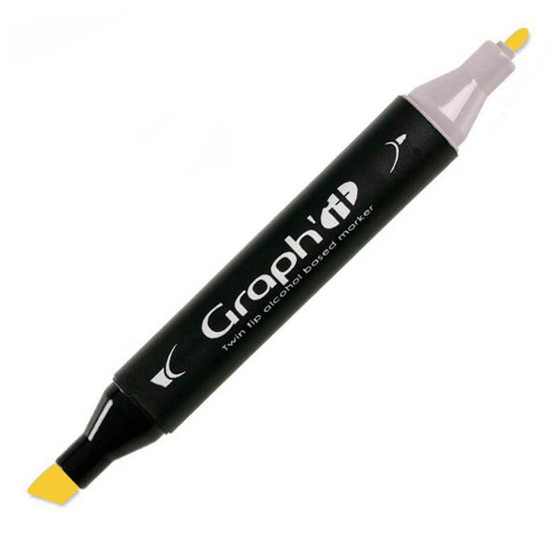 GRAPH’IT Twin Tip Marker GI01190 Canary tusser - Billede 4