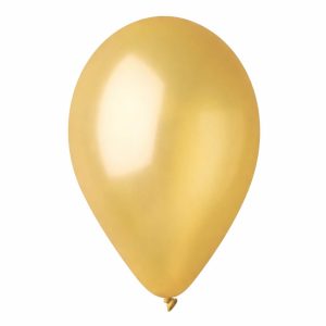 Guld metal balloner 30 cm – 10 stk 🎈 Perfekt til fødselsdag & fest