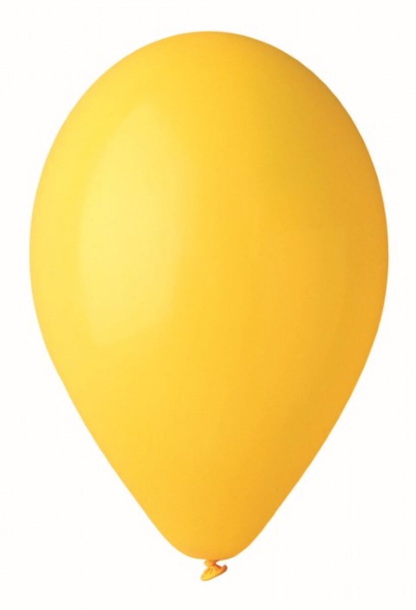 Gule Balloner, 30 cm, 10 stk - Billede 2