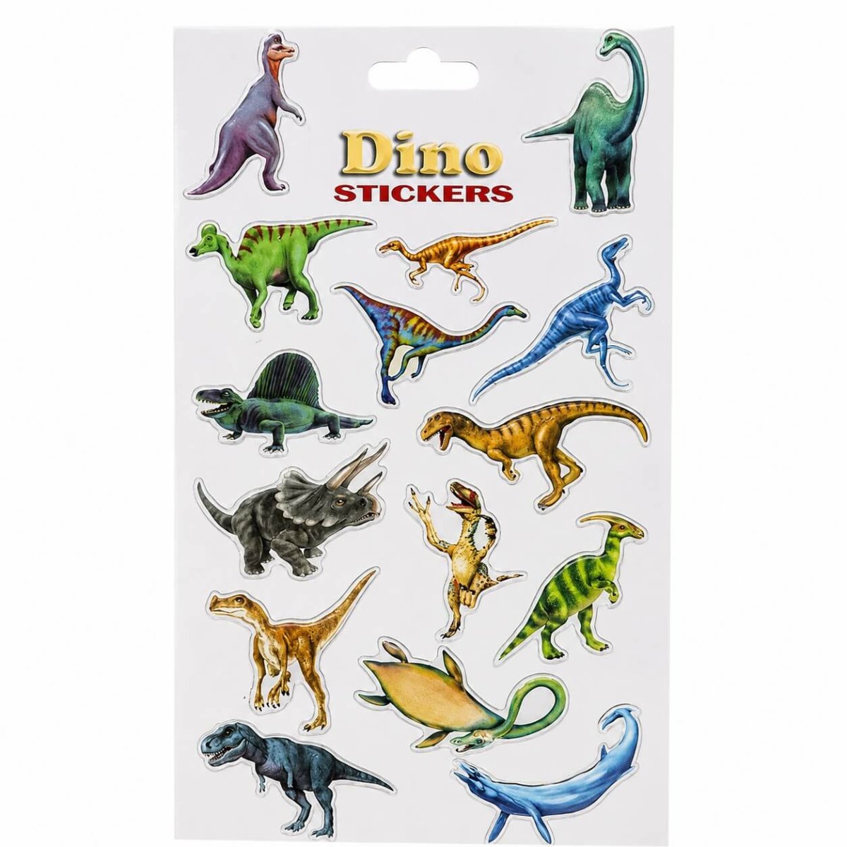 Stickers med Dinosaurus – Farverige Dinosaur Klistermærker til Børn, Kreativ Leg og Fødselsdag - Billede 2